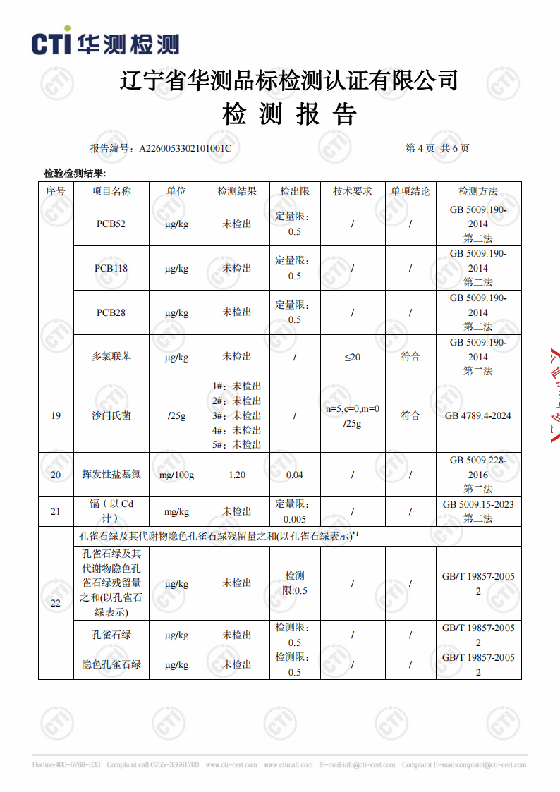 海鲜攻略海参检测报告